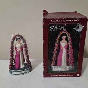 Carlton Cards Christmas Ornament 1999 First Lady Jacqueline Kennedy